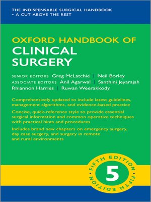 cover image of Oxford Handbook of Clinical Surgery